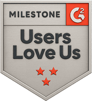Collaborator otrzymał odznakę nagrody G2 Milestone Users Love Us z trzema gwiazdkami.