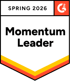 Odznaka G2 Spring 2026 Momentum Leader przyznana Collaborator