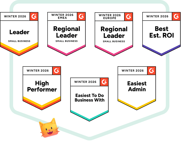Pełna kolekcja nagród Collaborator od G2 Winter 2026 w kategorii Content Distribution, w tym Leader, Regional Leader, Best Est. ROI, High Performer, Easiest To Do Business With i Easiest Admin.